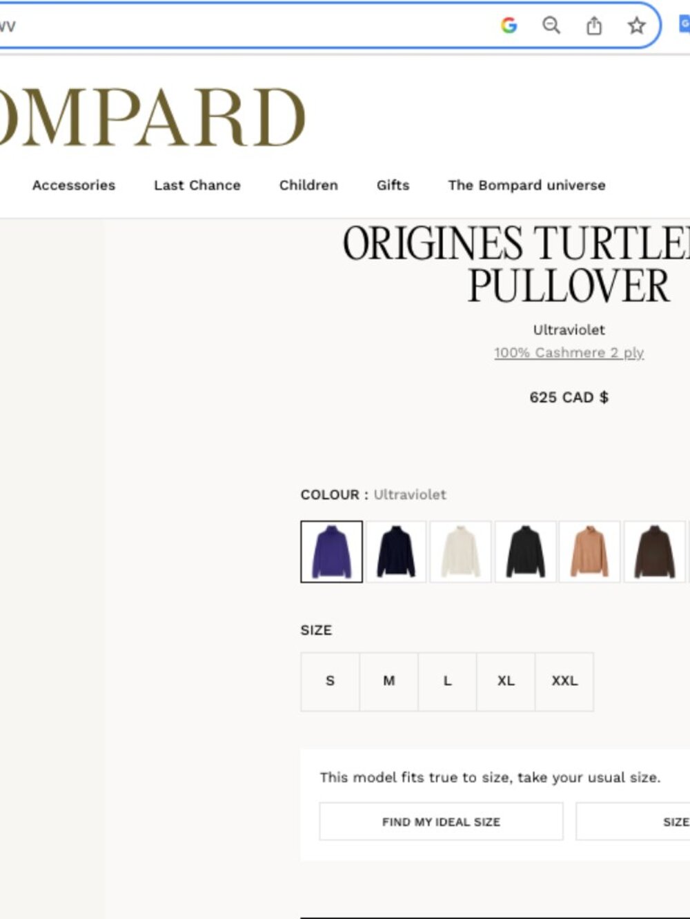 Eric Bompard Paris Purple Violet Turtleneck Cashmere Sweater S/M - Picture 10 of 12